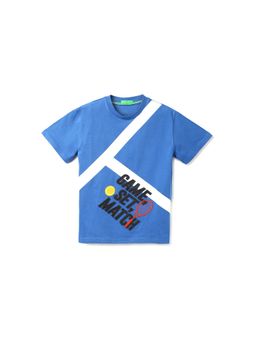 United Colors of Benetton - Boys Printed Round Neck T-Shirt