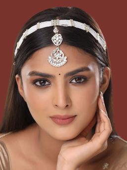 VIRAASI - Gold-Plated Ethnic Kundan Sheeshphool