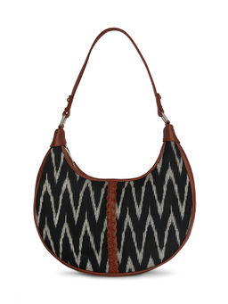 Zouk - Womens Self-Design Handicraft Material and Vegan Leather Hobo Bag