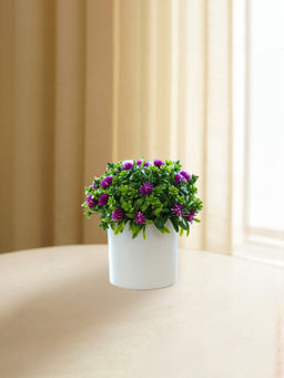 Ekhasa - Artificial Plants Flowers for Home Decor with Pot