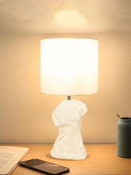 Ekhasa - Ceramic Side Table Lamp for Bedroom