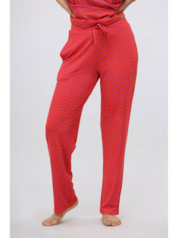 NeceSera - Red Wavy Soft Modal Pajama