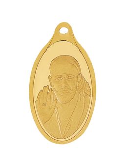 Kundan - 2.5 gm 24kt (999.9) Sai Baba Gold Pendant