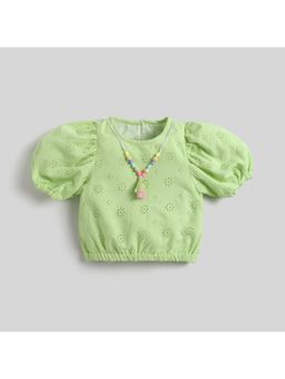 Little Kangaroos - Girls Mint Green Top