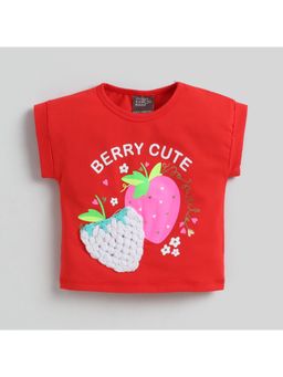 Little Kangaroos - Girls Pink T-Shirt