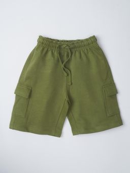 Kauma - Olive Knit Solid Short