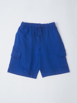 Kauma - Blue Knit Solid Short