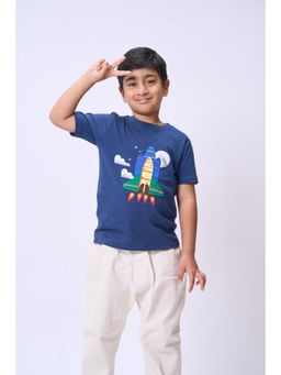 Kauma - Rocket Embroidered T-Shirt