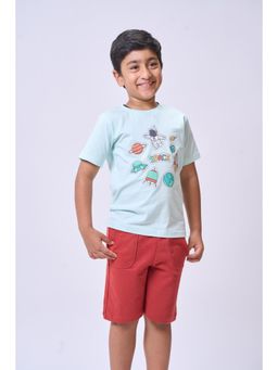 Kauma - Blue Graphic T-Shirt