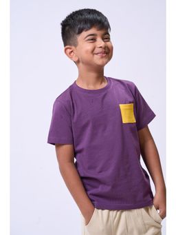 Kauma - Purple Solid T-Shirt
