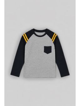 Kauma - Grey Colorblock T-Shirt