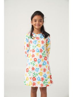 Kauma - White Printed Mini Dress
