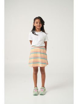 Kauma - Multi-Color Striped Skirt