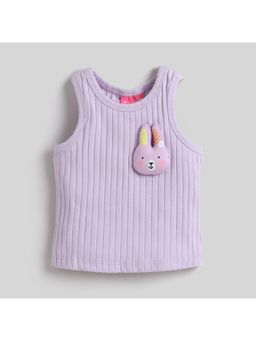 Little Kangaroos - Girls Lavender Solid Top
