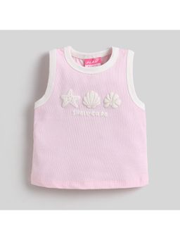 Little Kangaroos - Girls Baby Pink T-Shirt