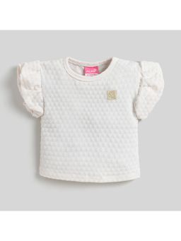 Little Kangaroos - Girls Off White T-Shirt