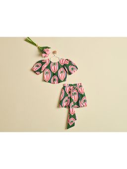 Nino By Vani Mehta - GREEN ISLAND HARVEST Co-Ord Set