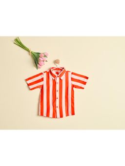 Nino By Vani Mehta - ORANGE TANGO SHIRT