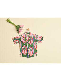 Nino By Vani Mehta - GREEN ISLAND HARVEST SHIRT