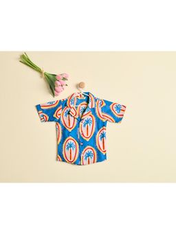 Nino By Vani Mehta - BLUE ISLAND HARVEST SHIRT