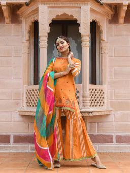 Roohaniyat - Festival Colorful Sharara - (Set of 3)