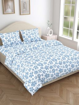 Haus & Kinder - Blue Bell Whisper 144 Tc Bedsheet with Pillow Covers