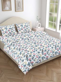 Haus & Kinder - Regal Bloom 144 Tc Bedsheet with Pillow Covers