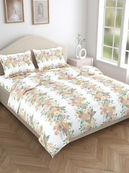Haus & Kinder - Vintage Peony 144 Tc Bedsheet with Pillow Covers