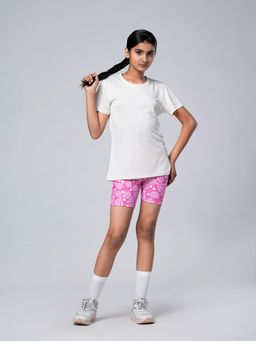 UMILDO - Multi-Colour Active Sportswear Solid T-Shirt with Printed Shorts (Set of 2)