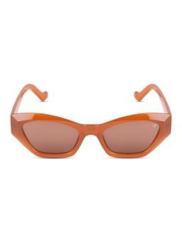Voyage - Brown Oval Sunglasses (3921MG3665)
