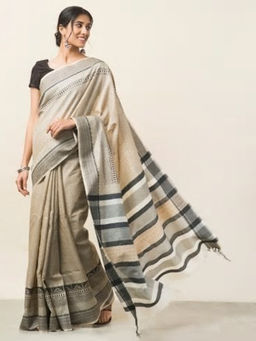 Fabindia - Silk Hand Block Print Sari