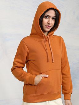 TOKYO TALKIES - Women's Rust Hooded Hoodie