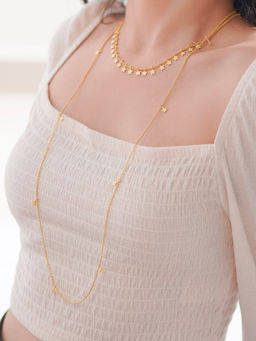 Divas Mantra - 92.5 Sterling Silver Star Strung Necklace