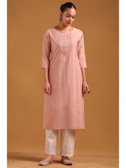 Soch - Womens Blush Pink Desert Storm Kurta