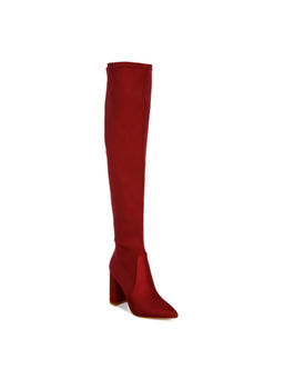 London Rag - Solid Burgundy Casual Boots