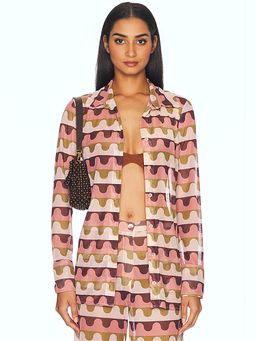 ADRIANA DEGREAS - Giardino Long Sleeve Top