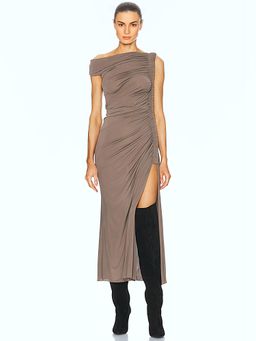 ALAIA - Ruched Midi Dress