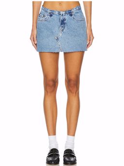 aligrace - Undone Mini Rise Micro Skirt