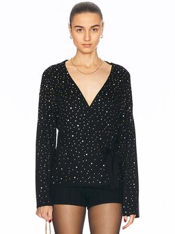 BODE - Embellished Oak Wrap Cardigan