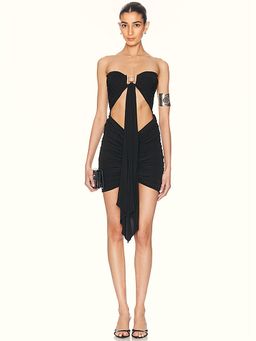 Christopher Esber - Bezel Quartz Disconnect Mini Dress