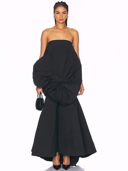 Christopher John Rogers - Tie Front Bubble Gown