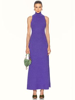 Christopher John Rogers - Mock Neck Maxi Dress