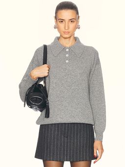 &Daughter - Edith Plain Polo Sweater