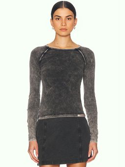 Diesel - Cropped Long Sleeve Top