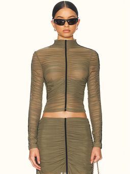 Diesel - Long Sleeve Gathered Top