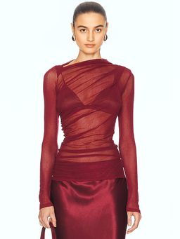 Enza Costa - Long Sleeve Slash Top