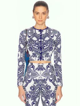 Etro - Knit Long Sleeve Top