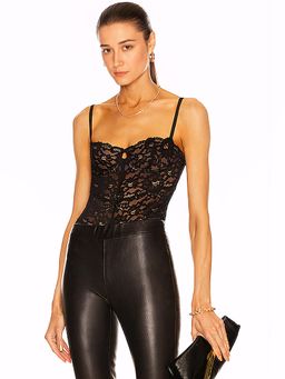 fleur du mal - Charlotte Lace Balconette Bodysuit