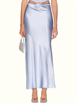 fleur du mal - Long Silk Bias Skirt