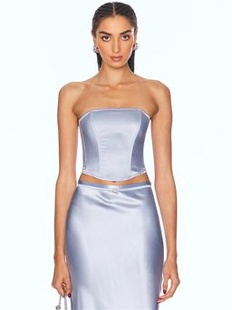 fleur du mal - Silk Corset Top